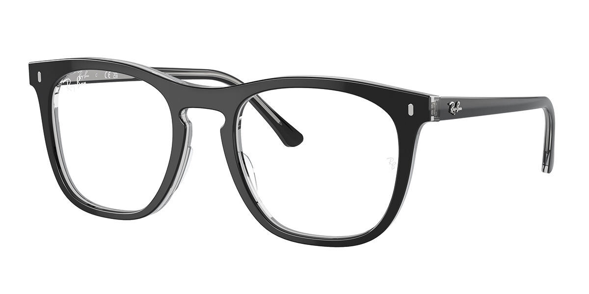 Image of Ray-Ban RX2210V 8367 53 Gråa Glasögon (Endast Båge) Män SEK