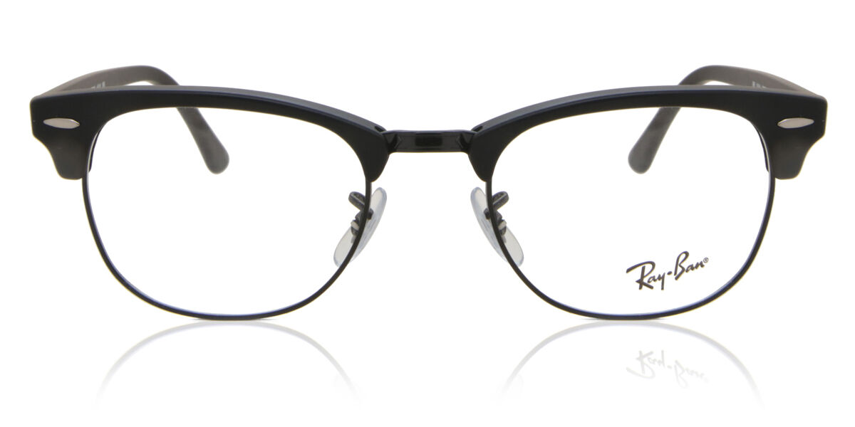 Image of Ray-Ban RX5154 Clubmaster 2077 Óculos de Grau Pretos Masculino BRLPT