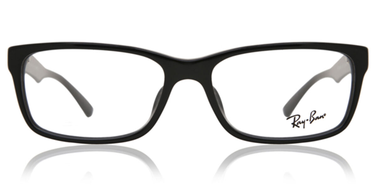 Image of Ray-Ban RX5296D Formato Asiático 2000 Óculos de Grau Pretos Masculino BRLPT