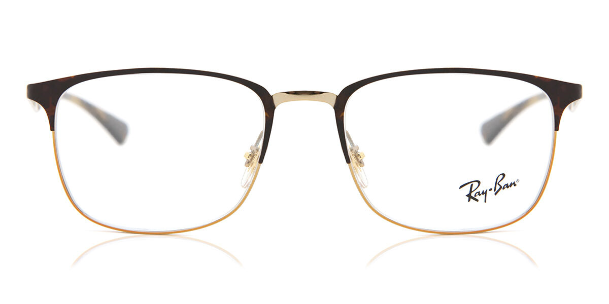 Image of Ray-Ban RX6421 3001 Óculos de Grau Tortoiseshell Masculino BRLPT