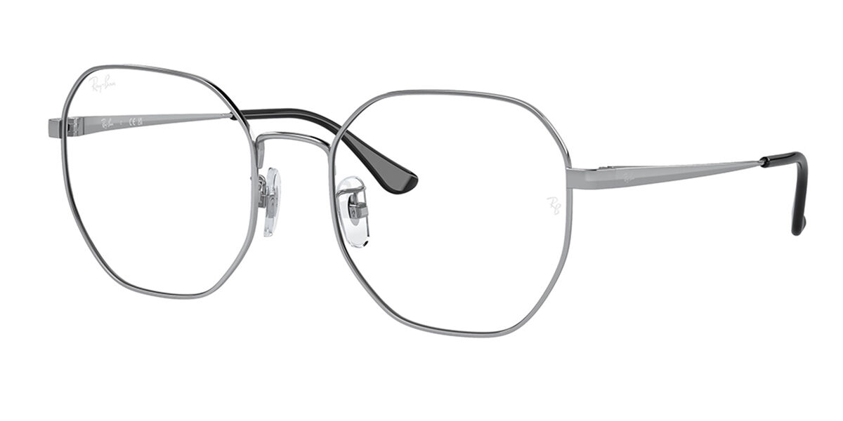 Image of Ray-Ban RX6482D Asian Fit 2501 Óculos de Grau Prata Masculino PRT