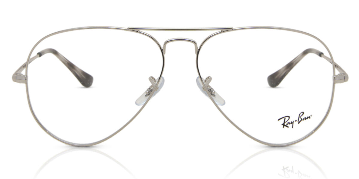 Image of Ray-Ban RX6489 2501 Óculos de Grau Prata Masculino BRLPT