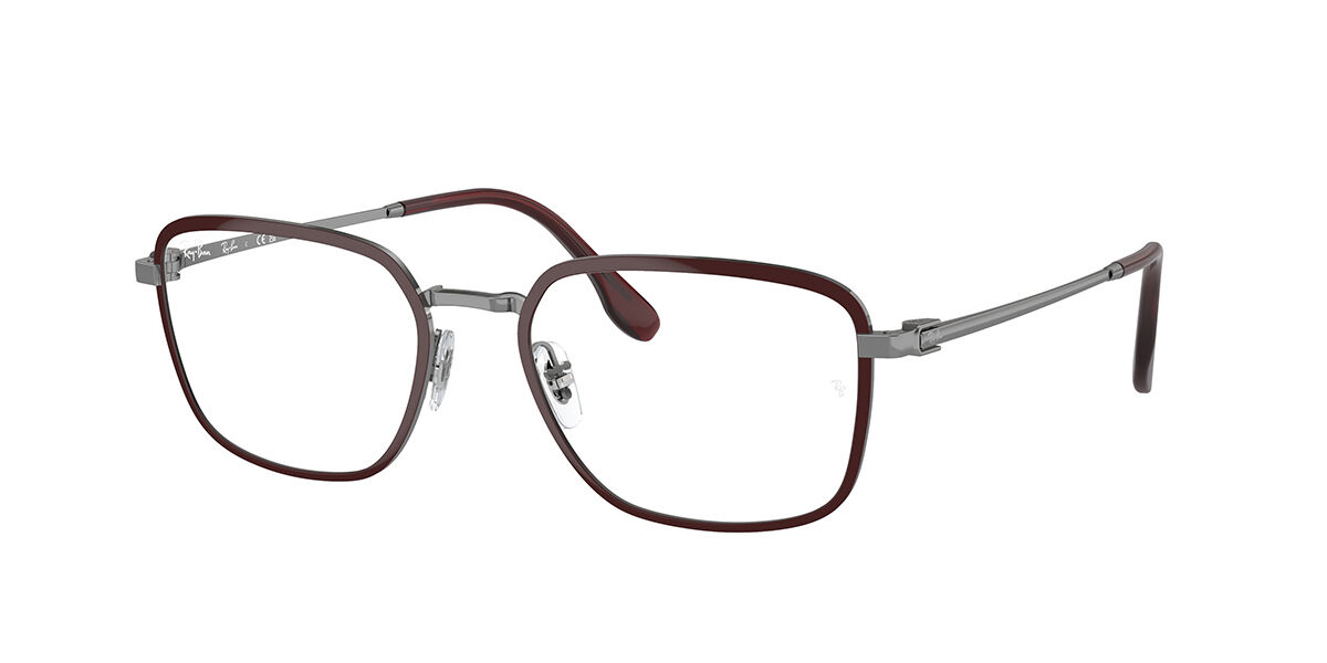 Image of Ray-Ban RX6511 3164 Óculos de Grau Vermelhos Masculino PRT