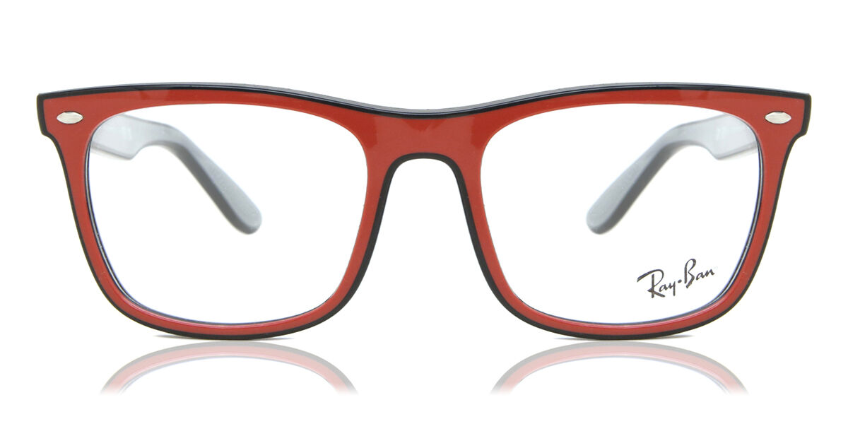 Image of Ray-Ban RX7209 8212 Óculos de Grau Vermelhos Masculino PRT