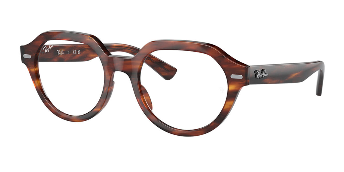 Image of Ray-Ban RX7214 Gina 2144 Óculos de Grau Tortoiseshell Masculino PRT