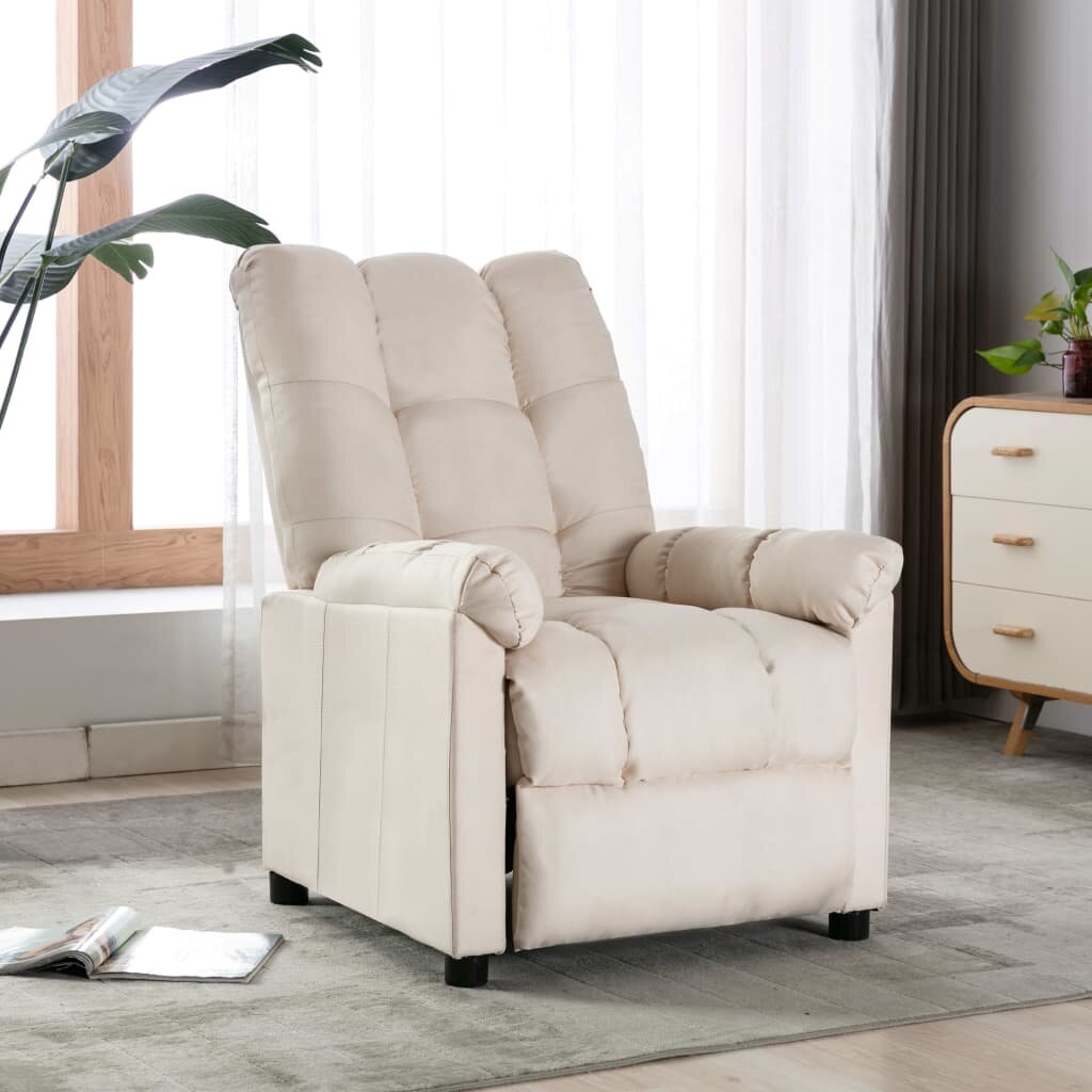 Image of Recliner Cream Fabric