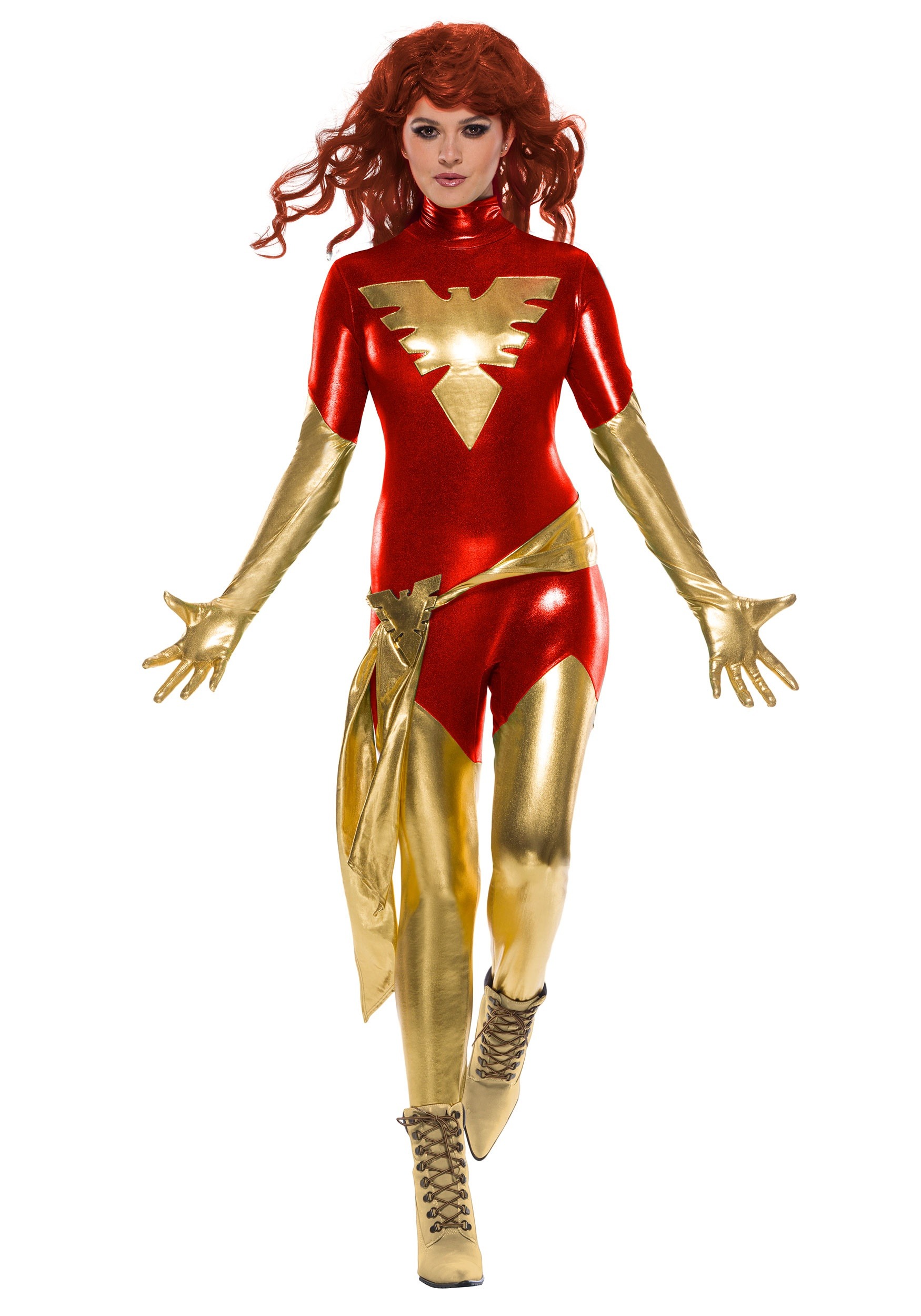 Image of Red Phoenix Costume For Women ID RU700159-M