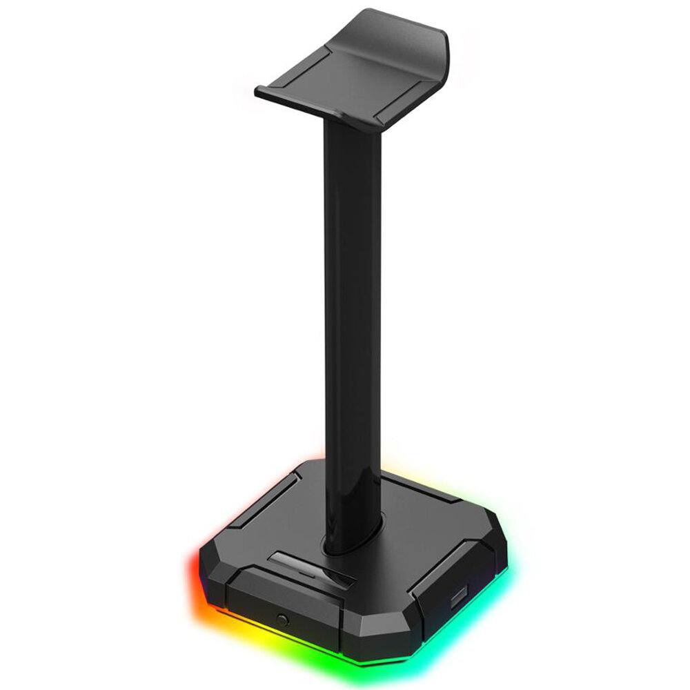 Image of Redragon HA300 Headphones Holder RGB Luminous 4X USB 20 Ports Gaming Headset Stand Bracket with Non-Slip Solid Rubber B