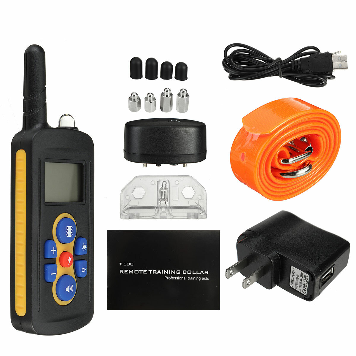 Image of Remote Dog Trainer Dog Collar Three Modes Adjustable Vibration Waterproof Dog Leash Pet Supplies