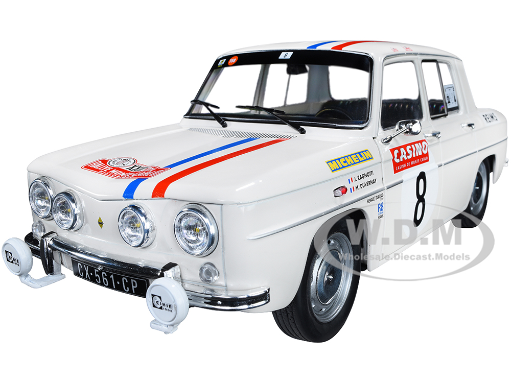 Image of Renault 8 Gordini 1300 8 J Ragnotti - M Duvernay Rally Monte-Carlo Historique (2014) "Competition" Series 1/18 Diecast Model Car by Solido