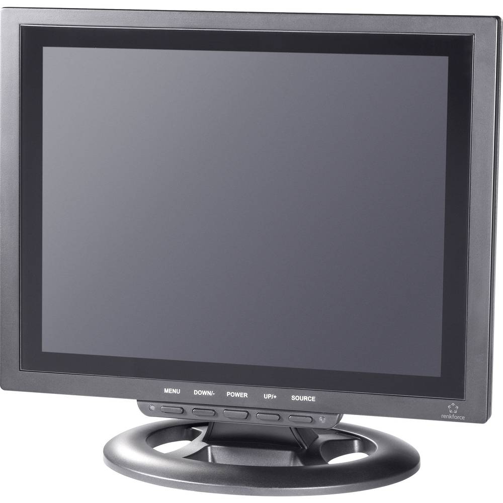 Image of Renkforce 449238 LCD CCTV monitor EEC: C (A - G) 3048 cm 12 inch 800 x 600 p Black