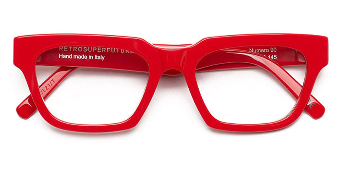 Image of Retrosuperfuture NUMERO 90 SPOTTED HAVANA VE6 Óculos de Grau Vermelhos Masculino BRLPT