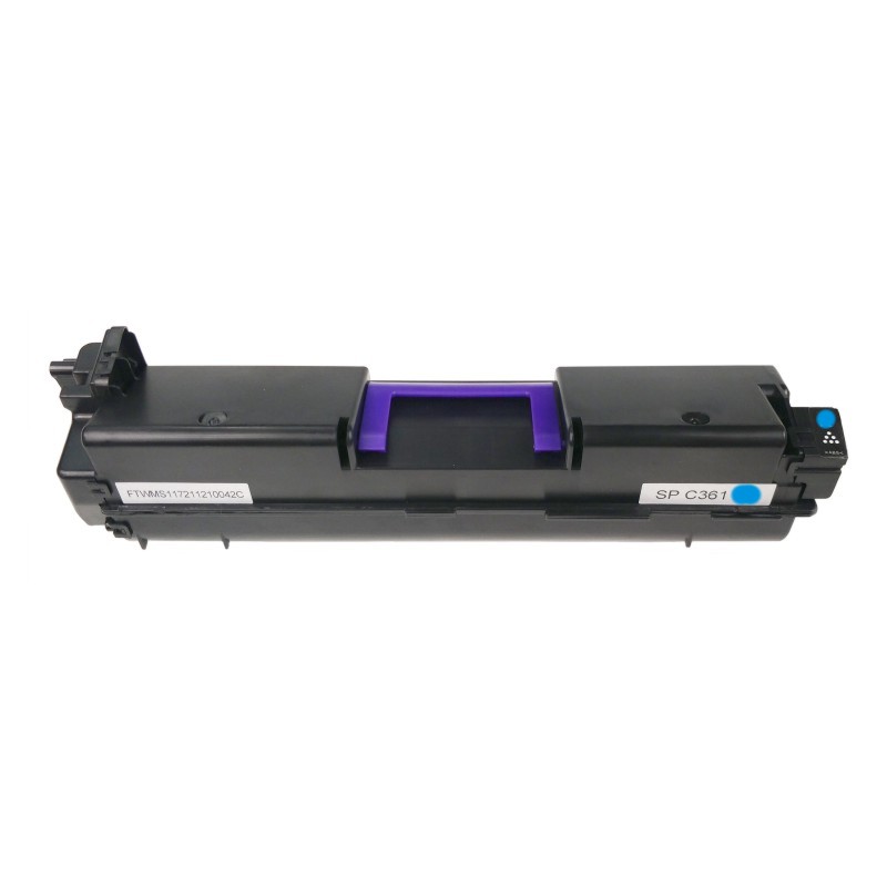 Image of Ricoh SP C360HE/408185 błękitny (cyan) toner zamiennik PL ID 365528