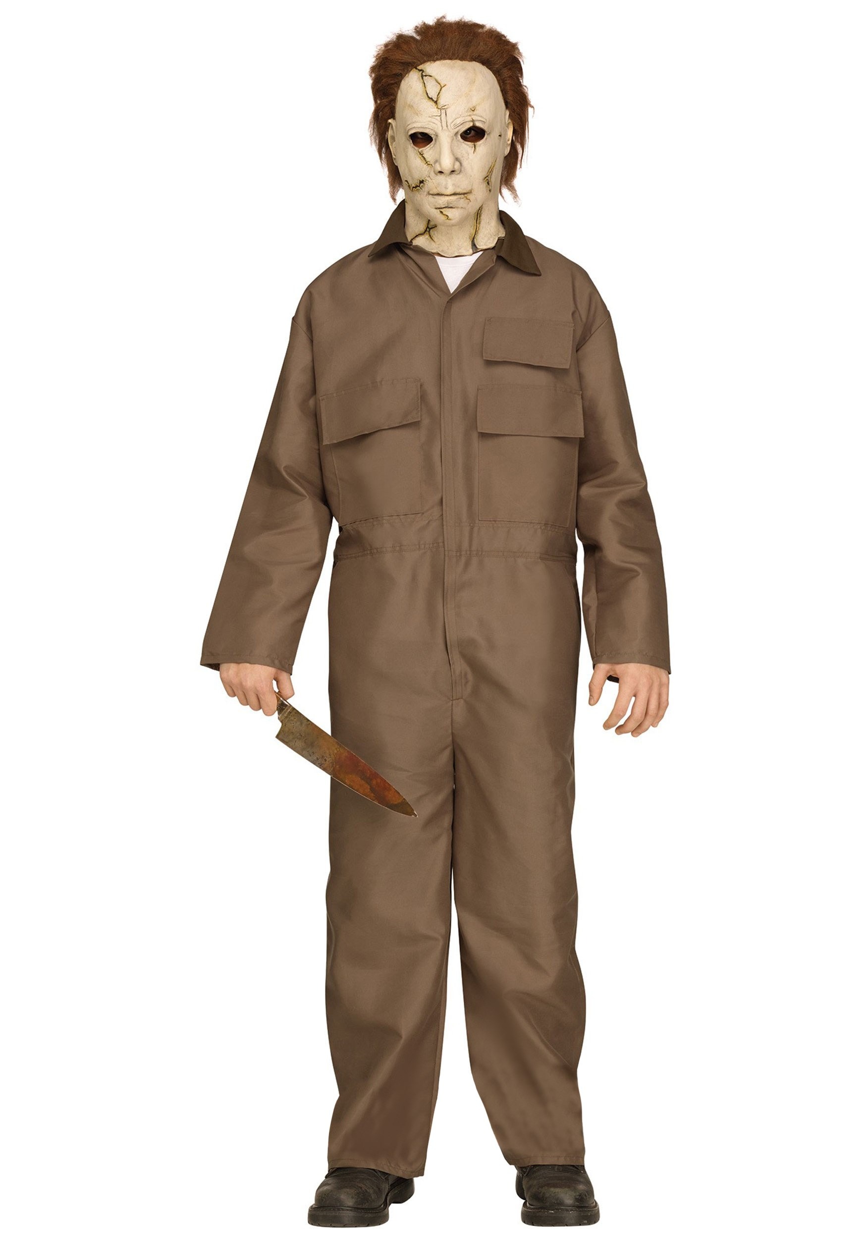 Image of Rob Zombie Halloween Michael Myers Costume for Teens ID FU100943-ST