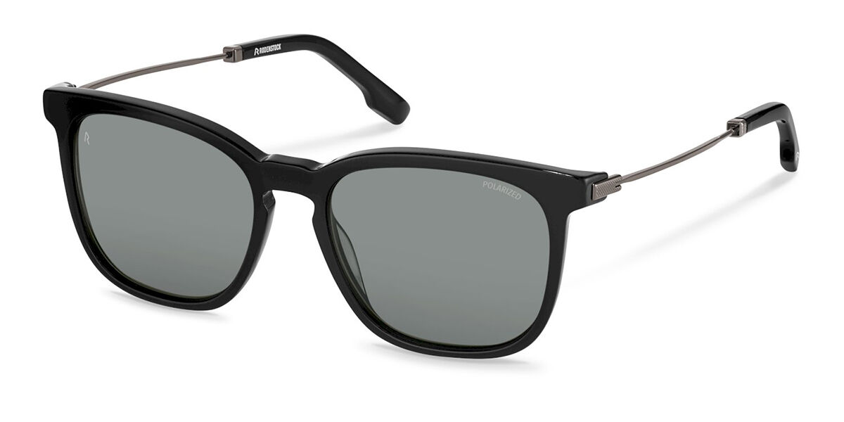 Image of Rodenstock R3347 C 55 Lunettes De Soleil Homme Noires FR