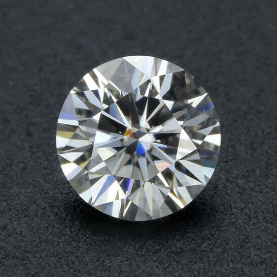Image of Round Cut Certified Moissanite Loose Stones VVS D 4MM-15MM ID 41510649594049