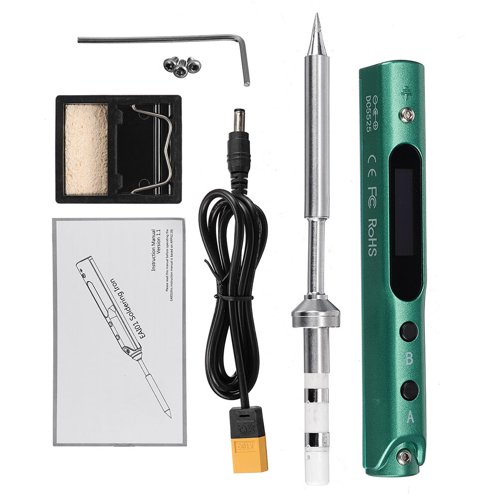 Image of SEQURE SQ-001 65W Digital OLED Programmable Portable Mini Soldering Iron RC Car Parts