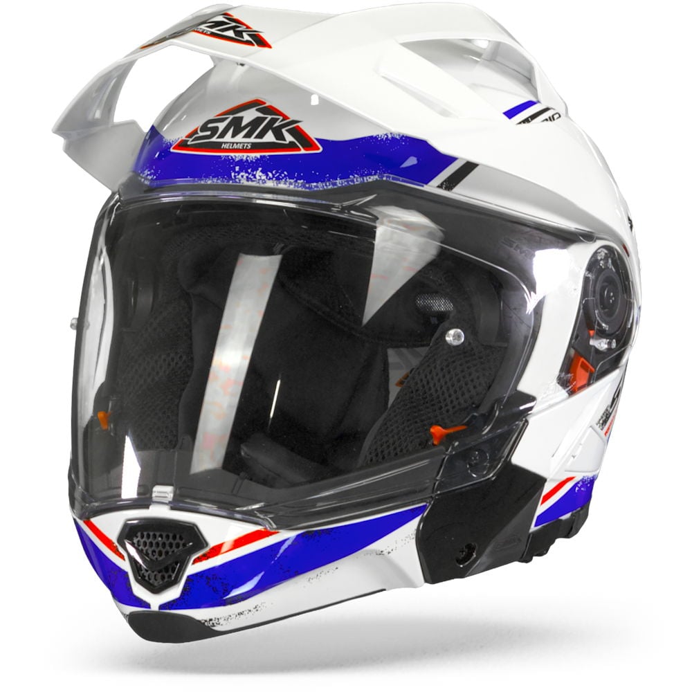 Image of SMK Hybrid Evo Tide White Blue Multi Helmet Size L ID 8902613027769