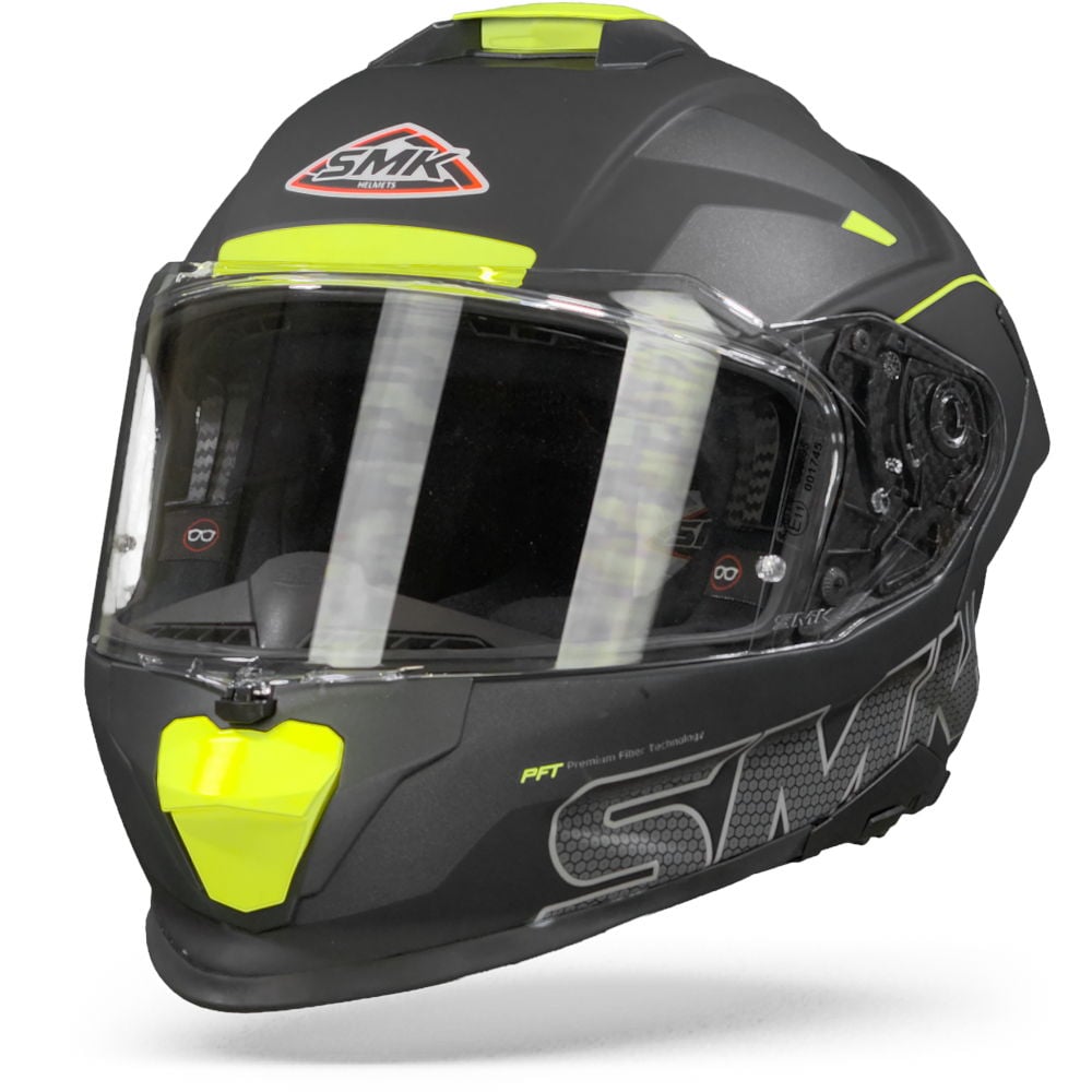 Image of SMK Titan Firefly Black Full Face Helmet Talla M