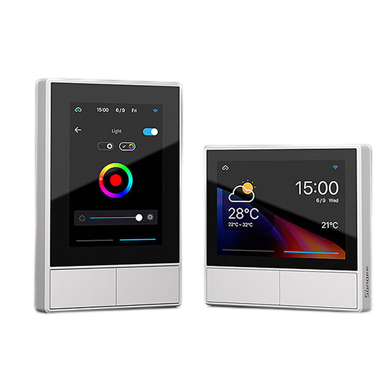 Image of SONOFF NSPanel WiFi Smart Thermostat Wall Switch EU US Temperature Display All-in-One Remote Controller with Alexa Googl