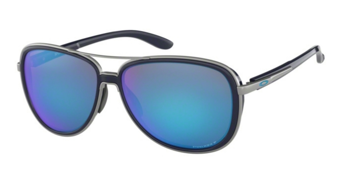 Image of SPLIT TIME OO 4129 Sunglasses 07 Navy / Prizm Sapphire Polar