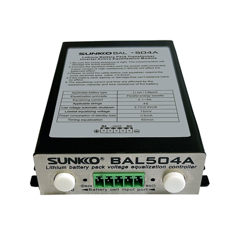 Image of SUNKKO 5A with Shell Current Ternary Iron Lithium Battery 4-24 Series Active Balance Plate Pressure Difference Balance C