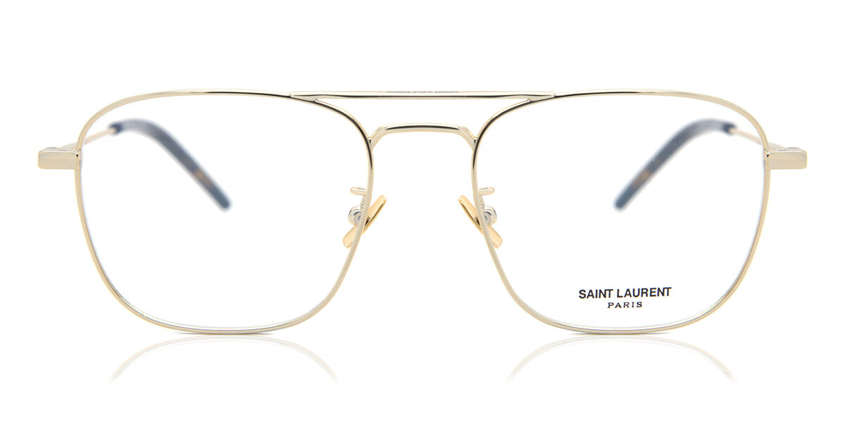 Image of Saint Laurent SL 309 OPT 003 Óculos de Grau Dourados Masculino PRT