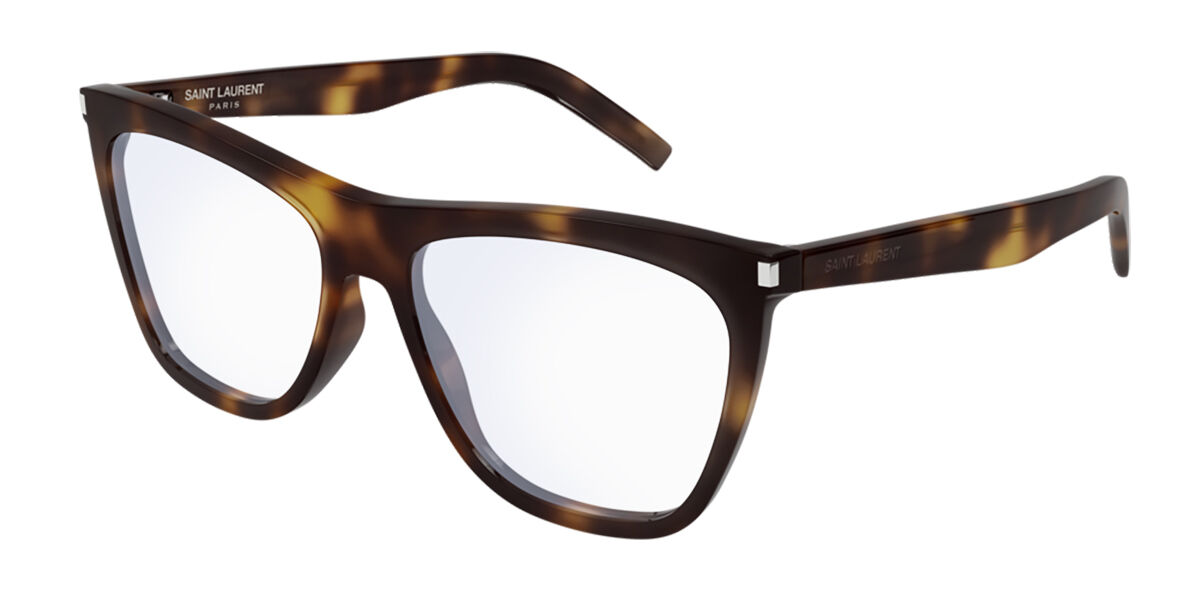 Image of Saint Laurent SL 518 002 56 Tortoiseshell Damskie Okulary Korekcyjne PL