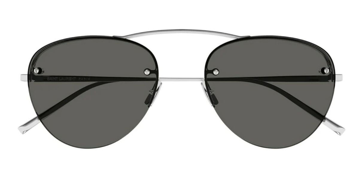 Image of Saint Laurent SL 575 002 Óculos de Sol Prata Masculino PRT