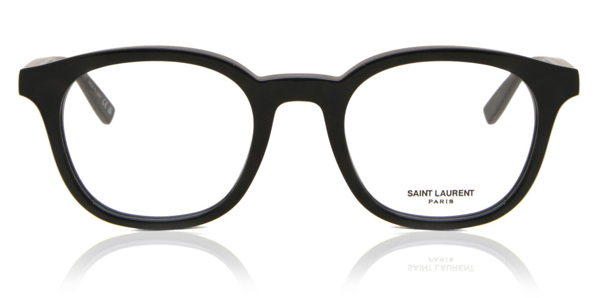 Image of Saint Laurent SL 588 001 Óculos de Grau Pretos Masculino BRLPT