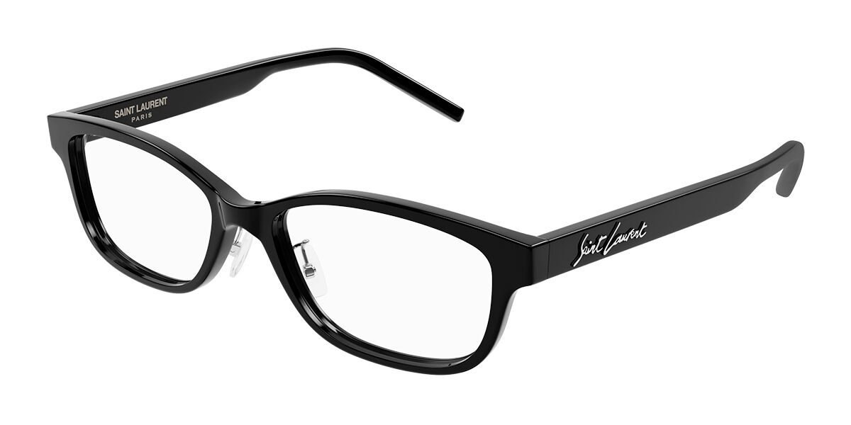 Image of Saint Laurent SL 629/J Asian Fit 001 Óculos de Grau Pretos Masculino PRT