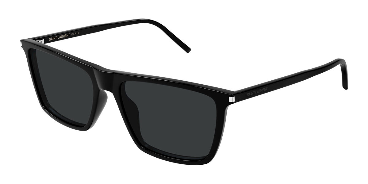 Image of Saint Laurent SL 668 001 Óculos de Sol Pretos Masculino PRT