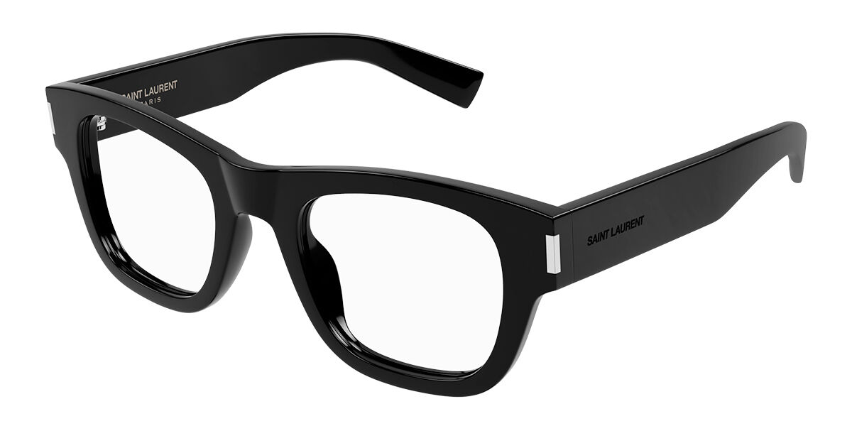 Image of Saint Laurent SL 698 001 Óculos de Grau Pretos Masculino PRT