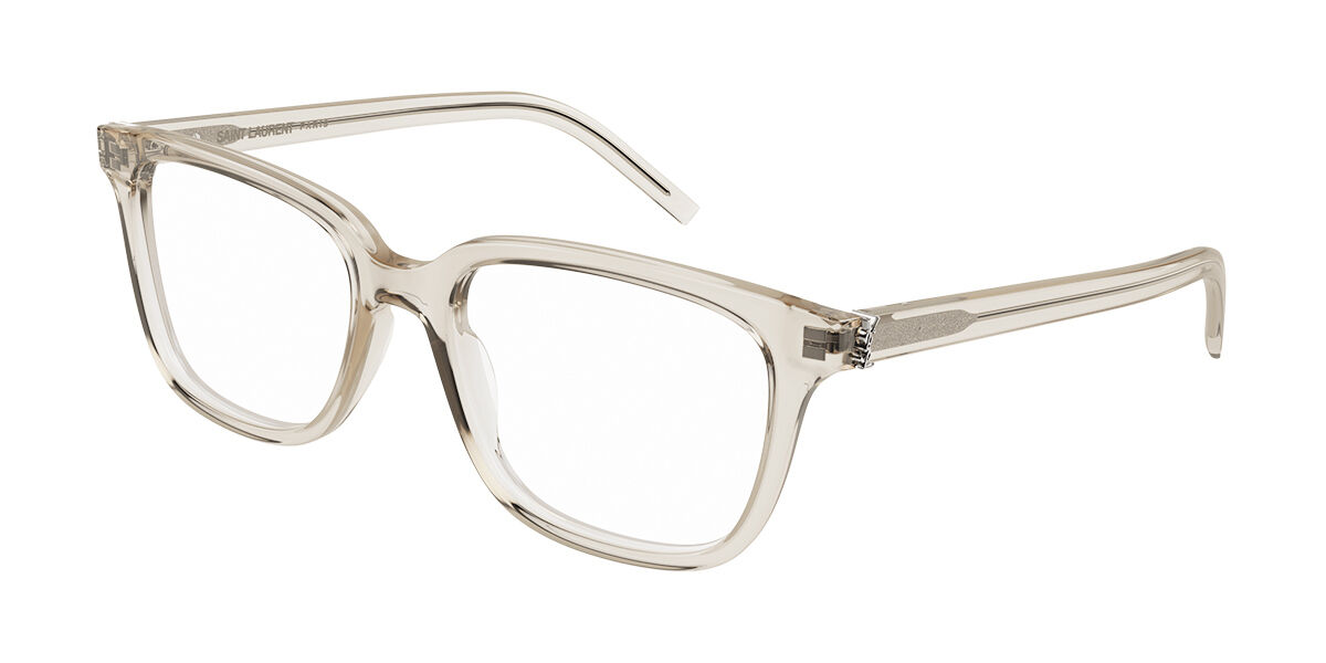 Image of Saint Laurent SL M110 008 53 Brązowe Damskie Okulary Korekcyjne PL