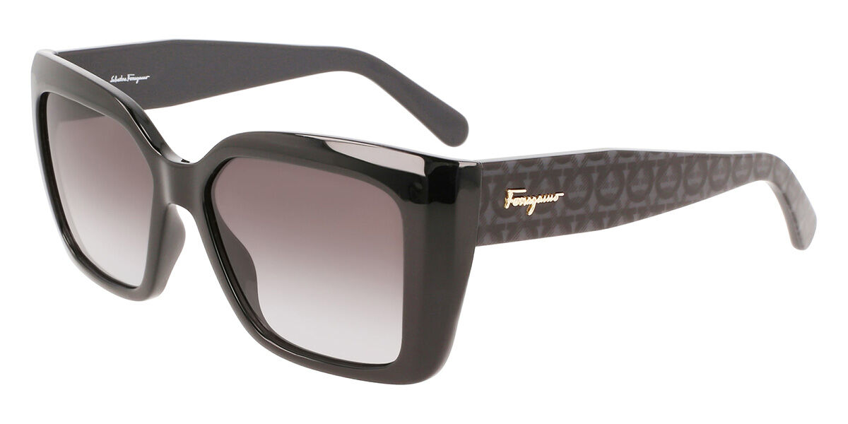 Image of Salvatore Ferragamo SF 1042S 001 Óculos de Sol Pretos Masculino PRT