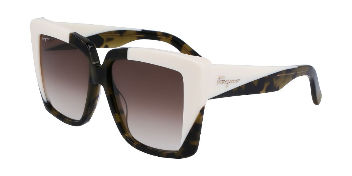 Image of Salvatore Ferragamo SF 1060S 341 Óculos de Sol Tortoiseshell Feminino BRLPT