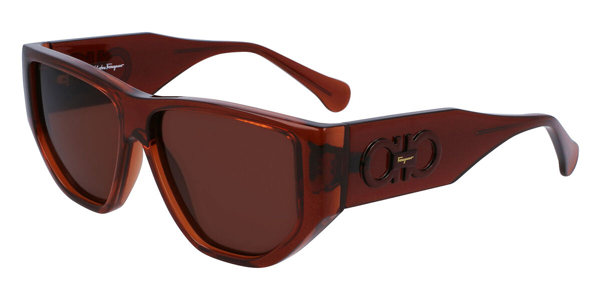 Image of Salvatore Ferragamo SF 1077S 232 Óculos de Sol Marrons Masculino PRT