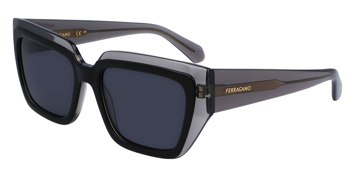 Image of Salvatore Ferragamo SF 2002S 024 Óculos de Sol Pretos Feminino BRLPT