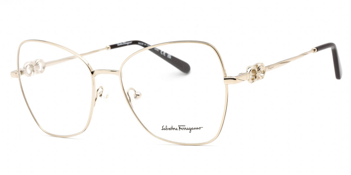 Image of Salvatore Ferragamo SF 2221 717 Óculos de Grau Dourados Feminino PRT