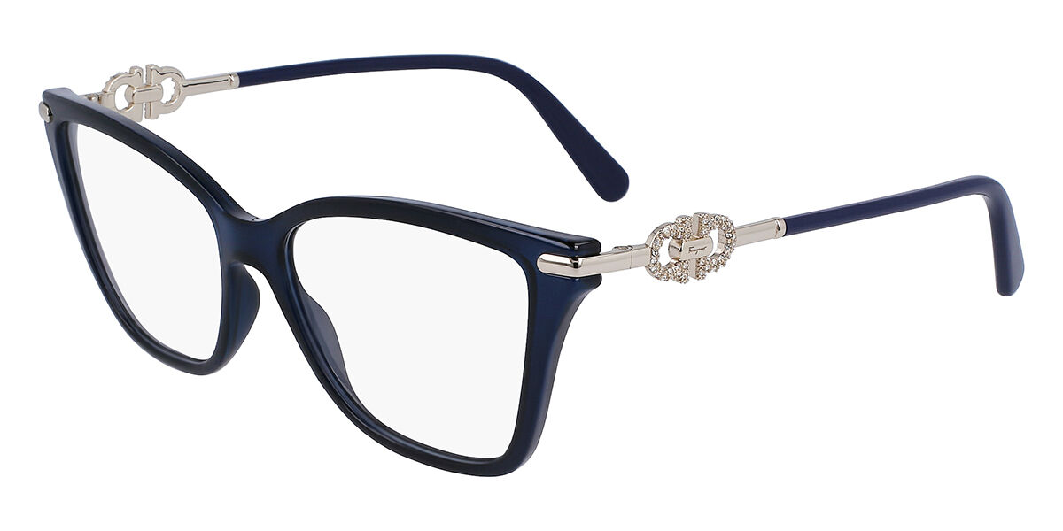 Image of Salvatore Ferragamo SF 2949R 432 Gafas Recetadas para Mujer Azules ESP