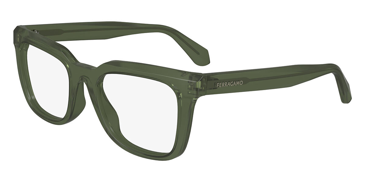 Image of Salvatore Ferragamo SF 2990 320 52 Zielone Meskie Okulary Korekcyjne PL