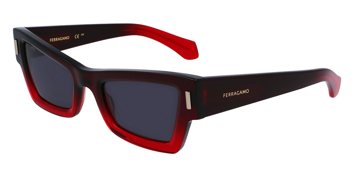 Image of Salvatore Ferragamo SF2006S 615 Óculos de Sol Vermelhos Feminino BRLPT