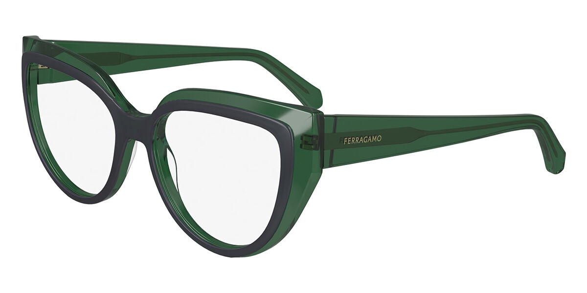 Image of Salvatore Ferragamo SF2984 318 Óculos de Grau Verdes Feminino BRLPT