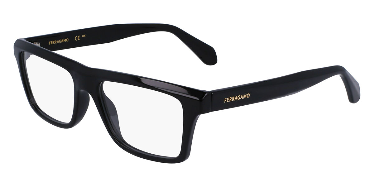 Image of Salvatore Ferragamo SF2988 001 Óculos de Grau Pretos Masculino PRT