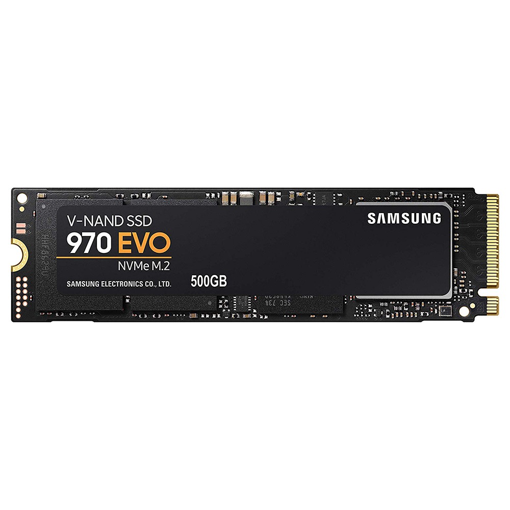 Image of Samsung 970 EVO MZ-V7E500BW Internal SSD 500GB PCIe Gen 30 x4  NVMe 13 Interface Max Speed 3500 MB/s Solid State Drive - Black