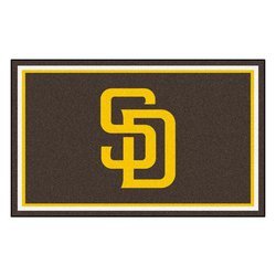 Image of San Diego Padres Floor Rug - 4x6