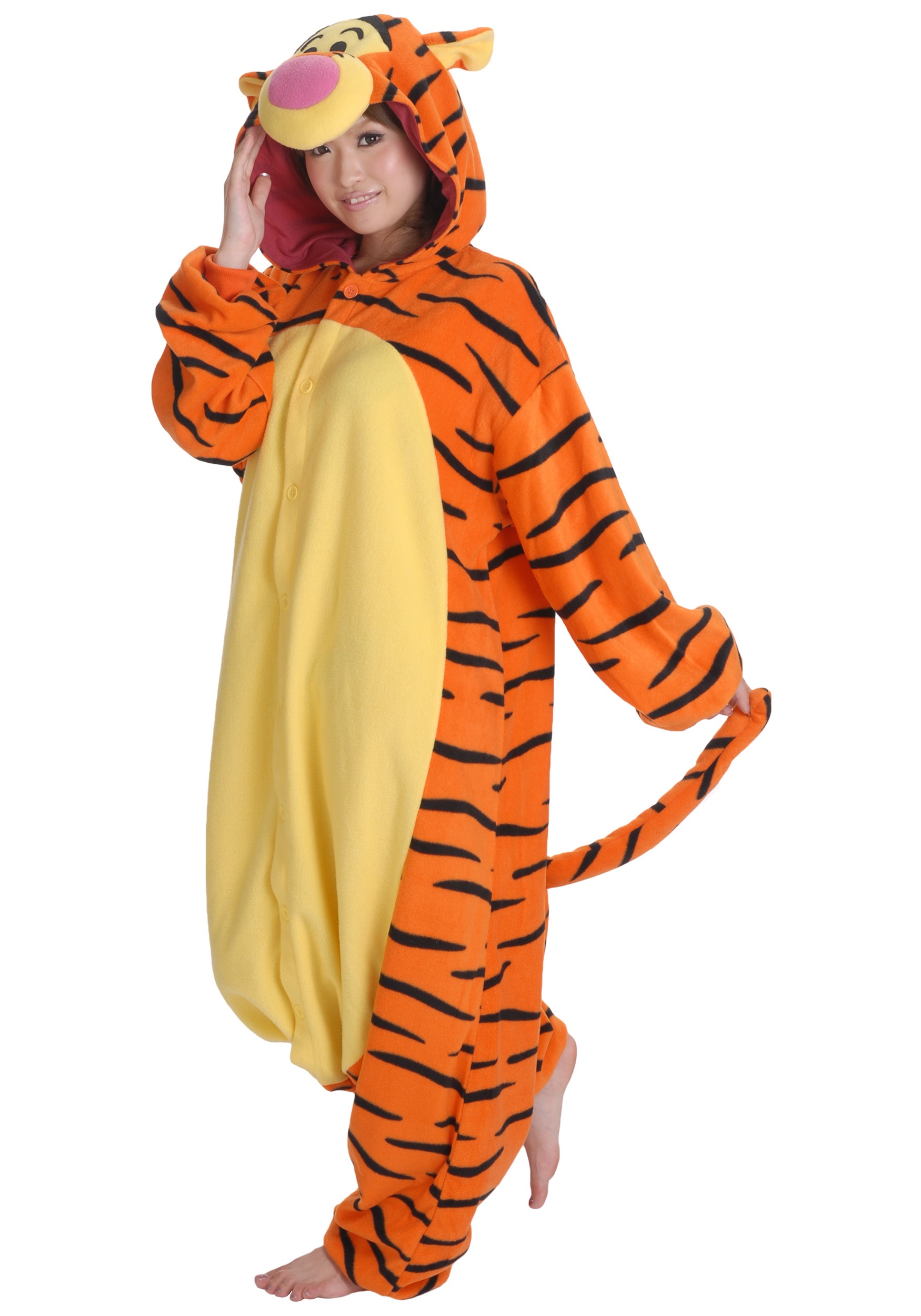 Image of Sazac Winnie the Pooh Tigger Pajama Onesie