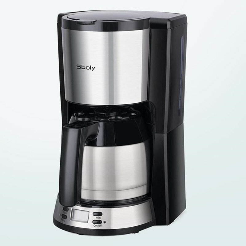 Image of Sboly SYCM-9110 900W Anti-Drip Function Coffee Maker Long Time Insulation 8 Cups Large Capacity