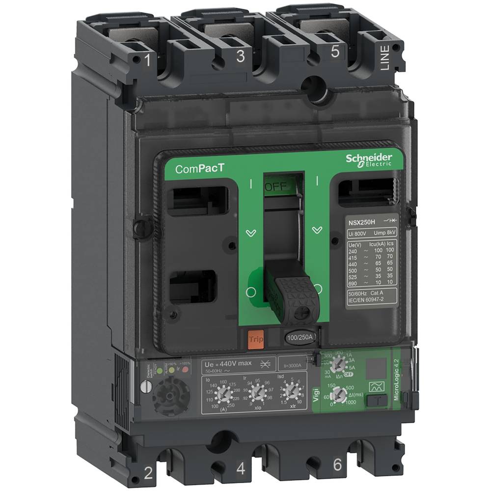 Image of Schneider Electric C10F34V100 Circuit breaker 1 pc(s)