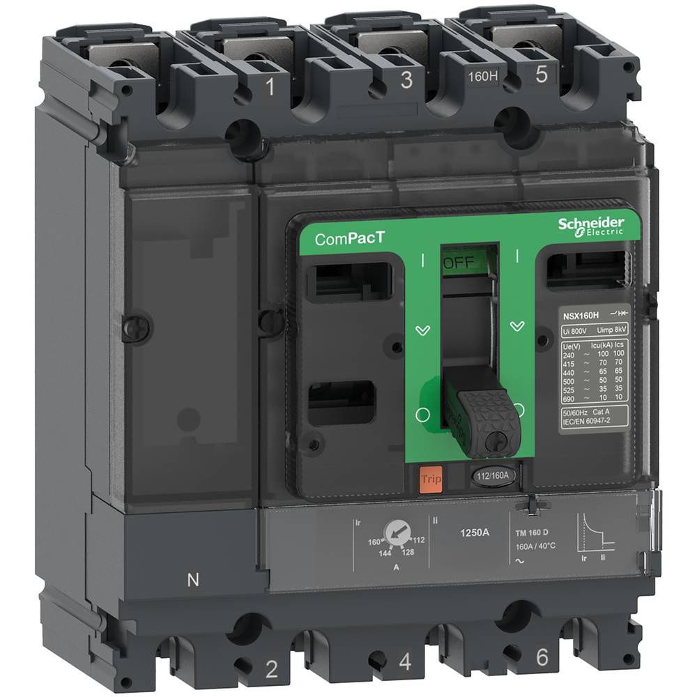 Image of Schneider Electric C16H4TM100 Circuit breaker 1 pc(s)